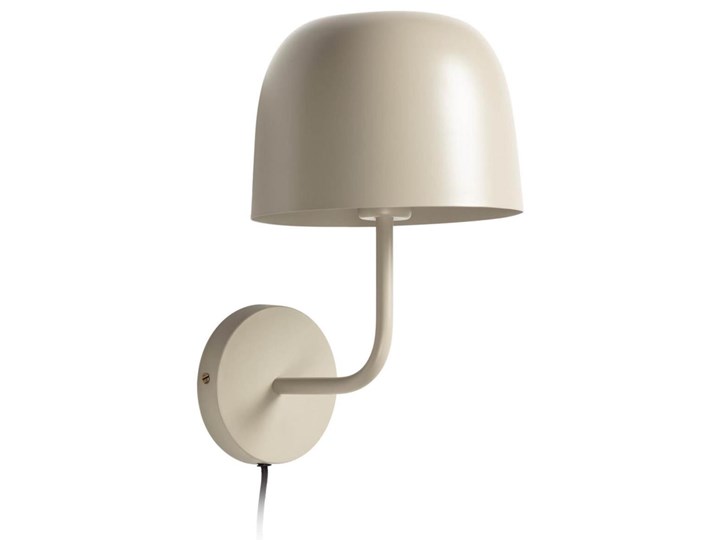 Lampa ścienna Alish beżowa Metal Kolor Beżowy Kinkiet dekoracyjny Kategoria Lampy ścienne 