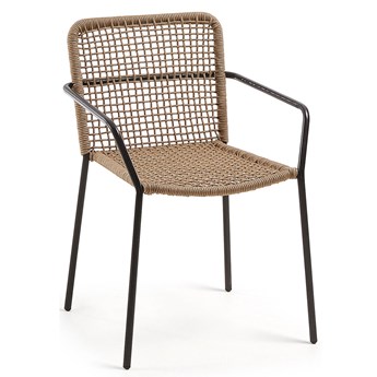 Krzesło ogrodowe 56x80 cm beżowe
