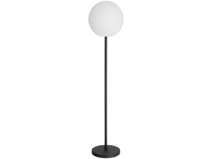 Lampa podłogowa metalowa biała Ø35x155 cm