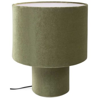 Lampa stołowa metalowa zielona Ø30x35 cm