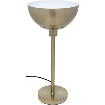 Lampa stołowa metalowa złota Ø34x52 cm