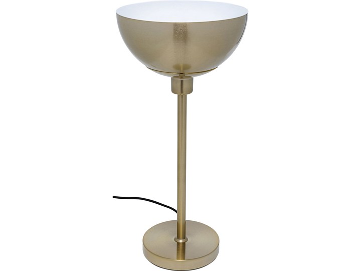 Lampa stołowa metalowa złota Ø34x52 cm