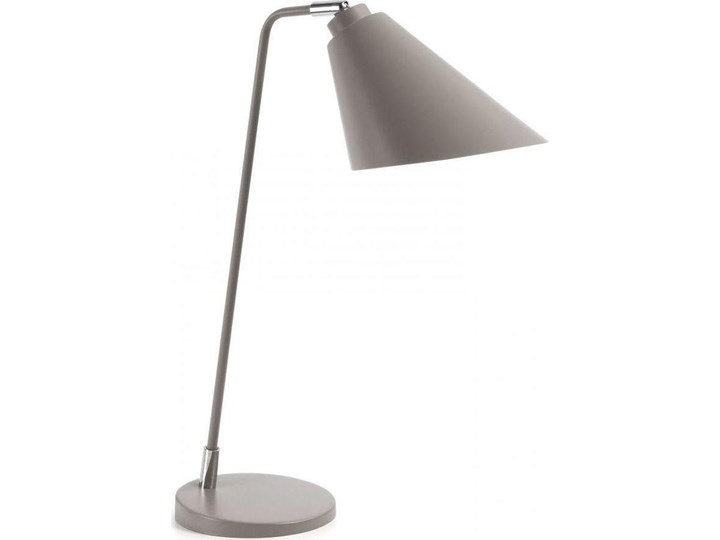 Lampa stołowa Tipir szara Lampa biurkowa Metal Kolor Szary