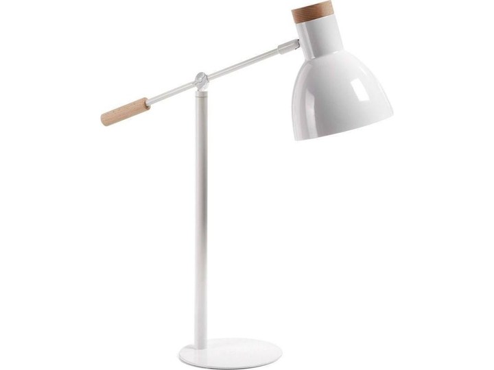 Lampa stołowa Tescarle biała Metal Drewno Lampa biurkowa Kategoria Lampy stołowe