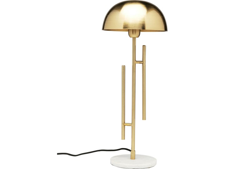 Lampa stołowa Solo Brass 22x55 cm złota Lampa z kloszem Stal Kategoria Lampy stołowe