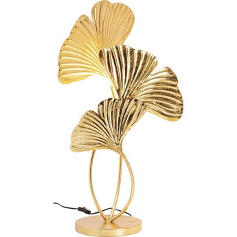 Lampa stołowa metalowa złota 44x76 cm