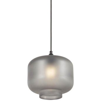 Lampa wisząca z szarego szkła kryształowego 20 cm