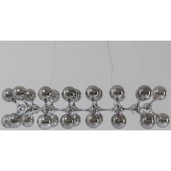 Lampa wisząca Atomic Balls 140 cm srebrna