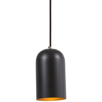 Lampa wisząca metalowa czarna Ø10x18 cm
