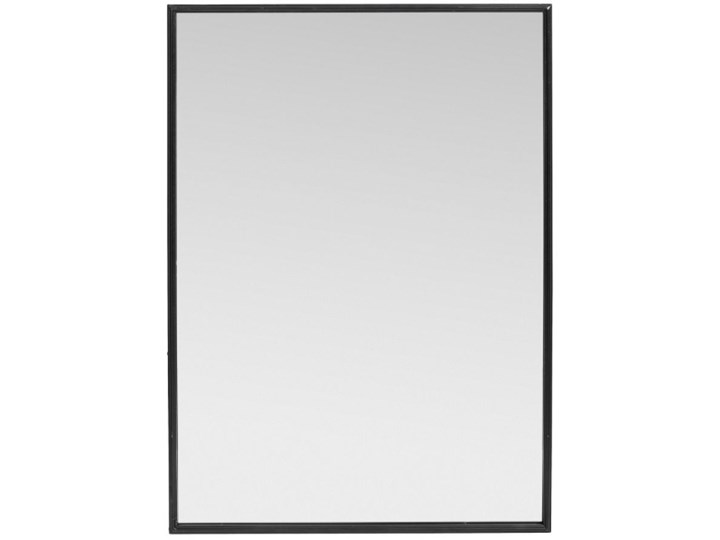 Lustro wiszące Downtown 58x80 cm czarne Lustro z ramą Ścienne Prostokątne Pomieszczenie Salon