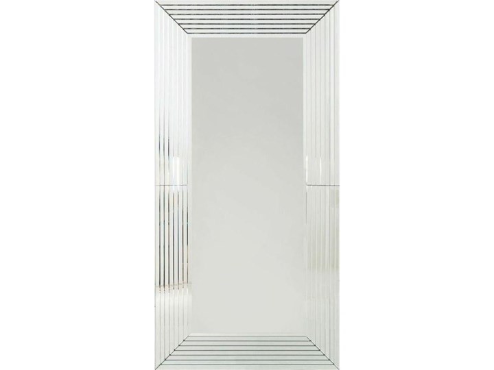 Lustro wiszące Linea Rectangular 200x100 cm srebrne