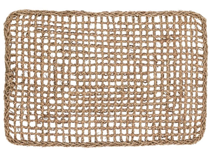 Wycieraczka Yariela z włókien naturalnych 60 x 40 cm Prostokątny 40x60 cm Kategoria Dywany Dywany sznurkowe Trawa morska Pomieszczenie Przedpokój