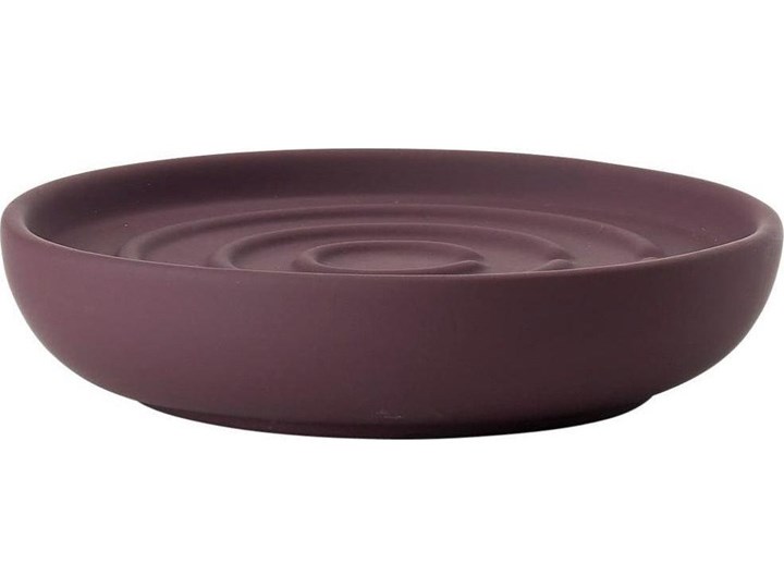 Mydelniczka ceramiczna fioletowa 11x3 cm