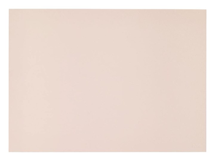 Podkładka na stół Lino 40x30 cm różowa Podkładka pod talerz Kolor Biały