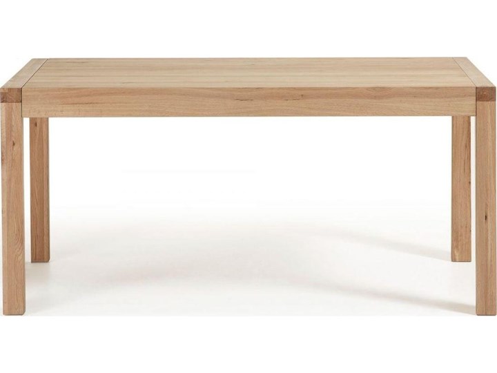 Rozkładany stół Briva fornir dębowy naturalne wykończenie 200 (280) x 100 cm Kategoria Stoły kuchenne Stal Drewno Rozkładanie Rozkładane