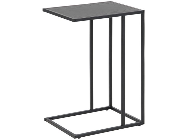 Stolik pomocniczy metalowy czarny 63 cm