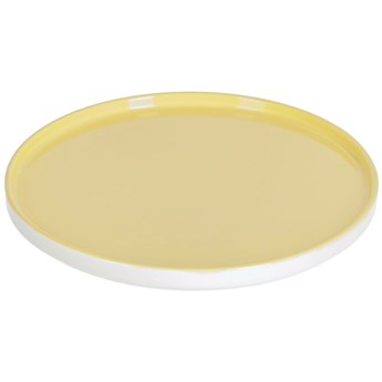 Talerz płaski  Midori ceramiczny żółty