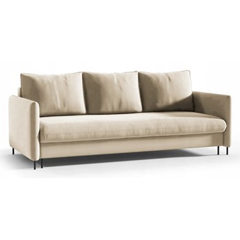 Bettso Wygodna sofa z dużymi poduszkami BELIS - beż / R21