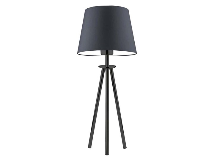 LAMPKA DO SYPIALNI KANIS STOŻEK CLASSIC Stal Styl Nowoczesny Chrom Lampa z abażurem Wysokość 50 cm Pomieszczenie Sypialnia