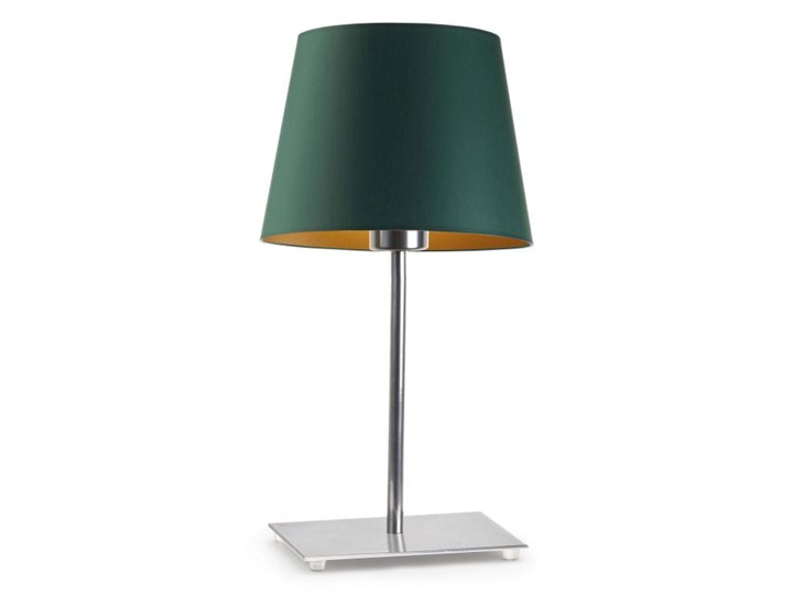 LAMPKA DO POKOJU DZIECKA MIKKA STOŻEK GOLDEN Wysokość 39 cm Stal Lampa z abażurem Chrom Styl Nowoczesny