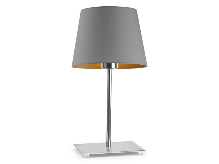 LAMPKA DO POKOJU DZIECKA MIKKA STOŻEK GOLDEN Stal Chrom Wysokość 39 cm Lampa z abażurem Styl Nowoczesny