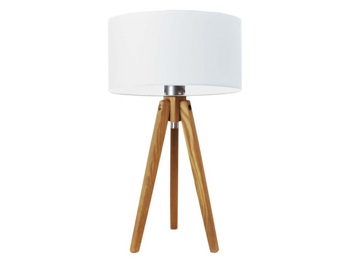 LAMPKA DO POKOJU DZIECKA FORNA WALEC CLASSIC Drewno Wysokość 50 cm Lampa z abażurem Styl Nowoczesny