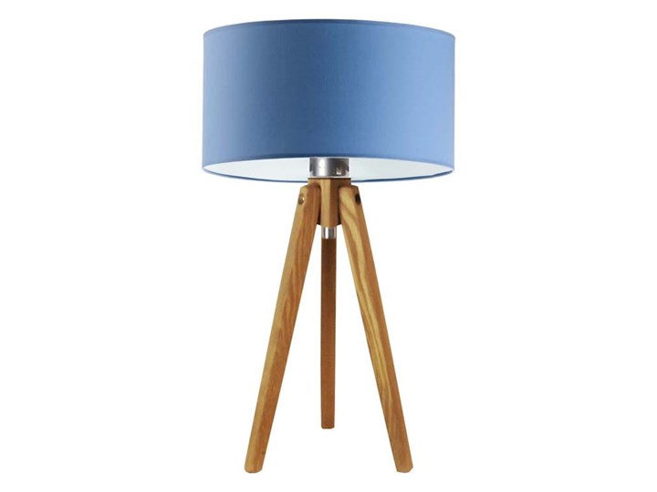 LAMPKA DO POKOJU DZIECKA FORNA WALEC CLASSIC Styl Nowoczesny Wysokość 50 cm Drewno Lampa z abażurem Kategoria Lampy stołowe