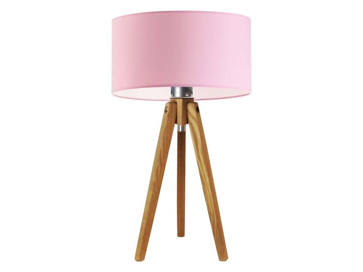 LAMPKA DO POKOJU DZIECKA FORNA WALEC CLASSIC Styl Nowoczesny Lampa z abażurem Drewno Wysokość 50 cm Kategoria Lampy stołowe