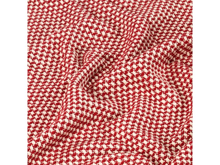 vidaXL Bawełniana narzuta, 220 x 250 cm, czerwona Kategoria Narzuty Bawełna 220x250 cm Wzór Abstrakcyjny