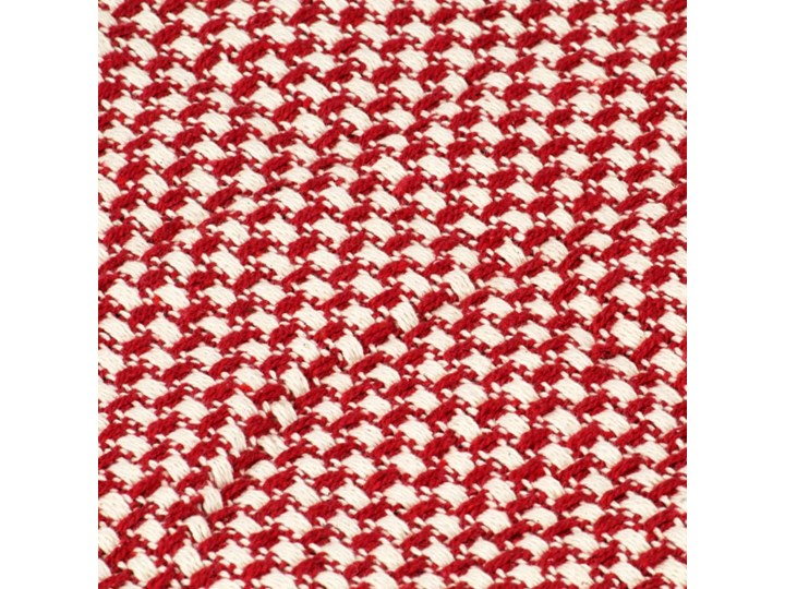 vidaXL Bawełniana narzuta, 220 x 250 cm, czerwona Bawełna 220x250 cm Pomieszczenie Sypialnia