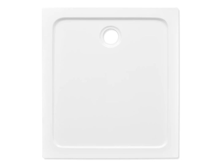 vidaXL Brodzik prysznicowy prostokątny, ABS, biały, 80 x 90 cm Wymiary 80x90 cm