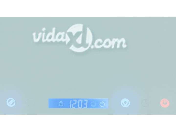 vidaXL Okap kuchenny z dotykowym wyświetlaczem, 900 mm, biały Kategoria Okapy