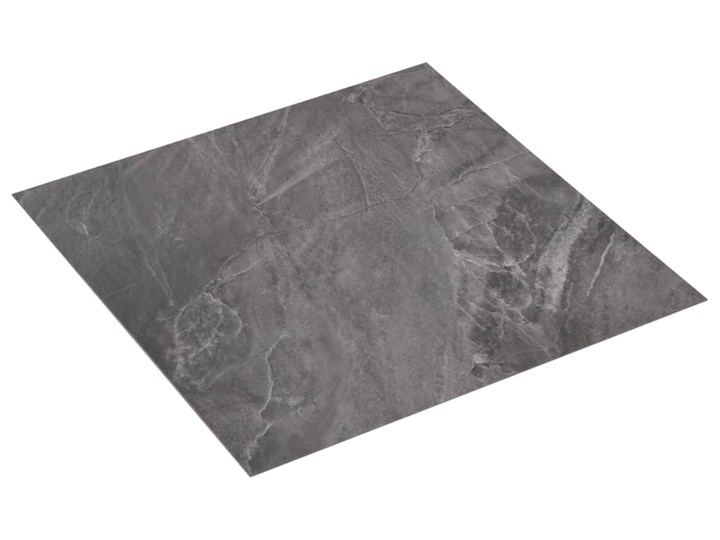 vidaXL Samoprzylepne panele podłogowe z PVC, 5,11 m², czarne ze wzorem Kolor Czarny Kolor Szary