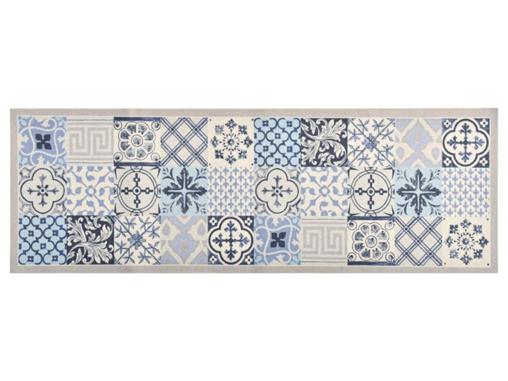 vidaXL Kuchenna mata podłogowa Mosaic, 45x150 cm Prostokątny Syntetyk Dywany Wzór Z nadrukiem Pomieszczenie Balkon i taras
