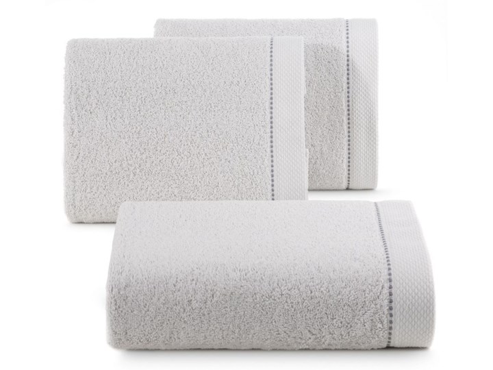 Ręcznik bawełniany srebrny R163-04 Bawełna 50x90 cm 30x50 cm 70x140 cm Kategoria Ręczniki
