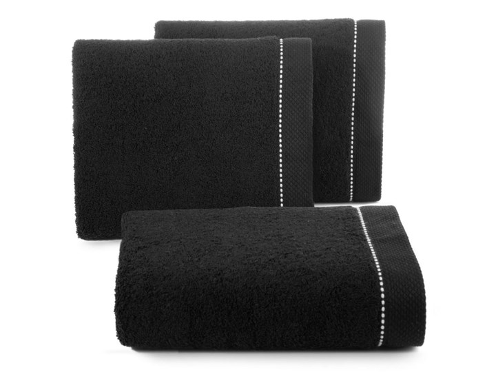 Ręcznik bawełniany czarny R163-07