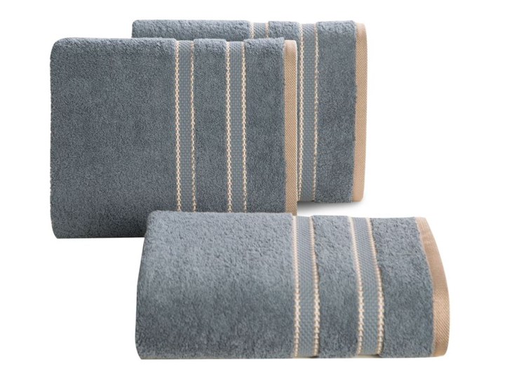 Ręcznik bawełniany grafitowy R164-04 70x140 cm Bawełna 50x90 cm Kategoria Ręczniki