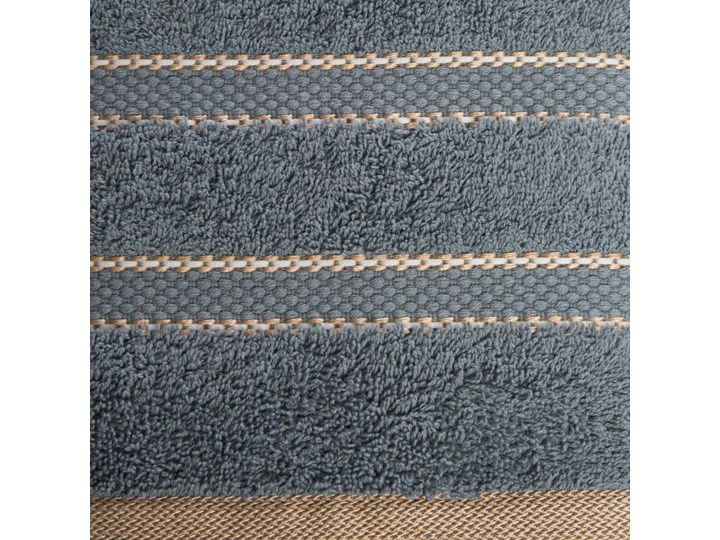 Ręcznik bawełniany grafitowy R164-04 Bawełna 50x90 cm 70x140 cm Kolor Czarny