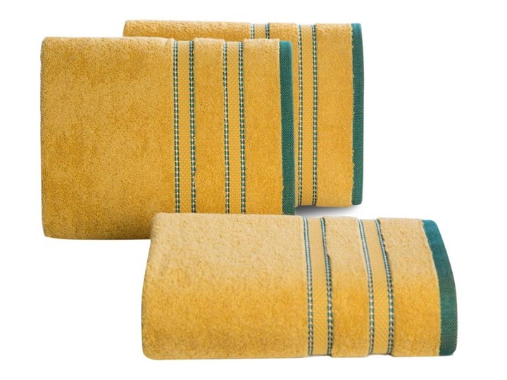 Ręcznik bawełniany musztardowy R164-05 50x90 cm Bawełna 70x140 cm Kategoria Ręczniki