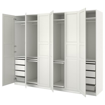 IKEA PAX / TYSSEDAL Kombinacja szafy, biały/biały, 300x60x236 cm