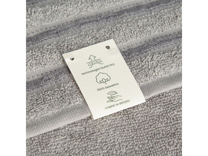 Ręcznik szybkoschnący ciemnosrebrny R165-04 Kategoria Ręczniki 70x140 cm 30x50 cm Bawełna 50x90 cm Kolor Szary