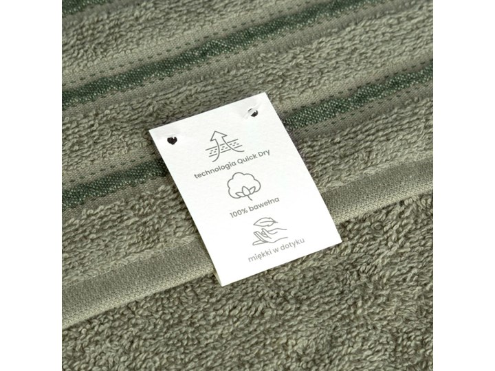 Ręcznik szybkoschnący oliwkowy R165-06 30x50 cm Bawełna 70x140 cm 50x90 cm Kolor Zielony
