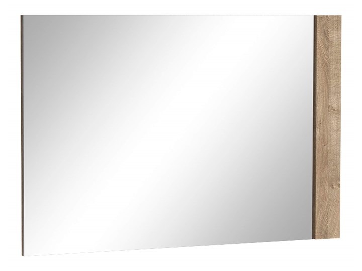 Lustro N-10 NATURAL dąb RIBBECK Ścienne Kolor Brązowy Lustro z ramą Prostokątne Kategoria Lustra