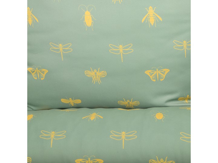 LURO Komplet pościeli z mikrofibry w owady - Homla Mikrofibra Len Kolor Miętowy 70x80 cm 160x200 cm Rozmiar poduszki 70x80 cm