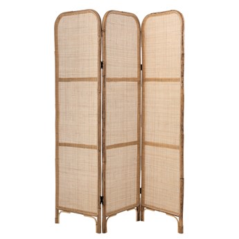 Parawan Natural składany 3-częściowy bambus The Homecept