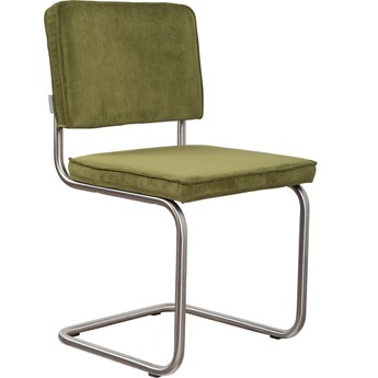 Krzesło Ridge Brushed Rib zielone 48x85x50