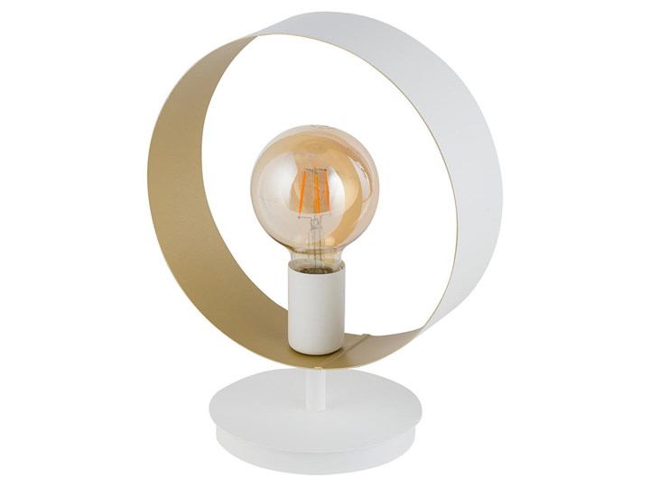 Lampa stołowa HAPPY 1xE27/60W/230V biała/złota Metal Wysokość 32 cm Kolor Złoty Kolor Biały