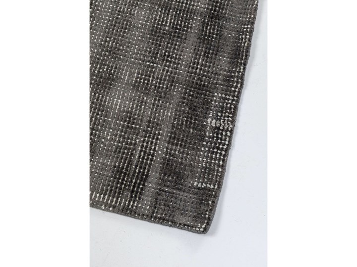 Dywan Runway 170x240 cm szary Dywany Prostokątny Wełna Poliester Wiskoza Bawełna Kolor Biały