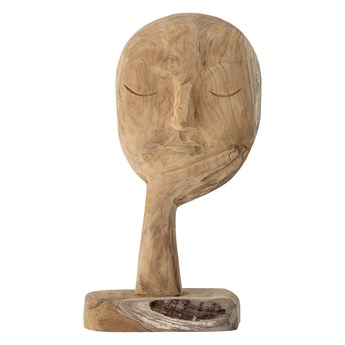 Rzeźba dekoracyjna drewniana głowa