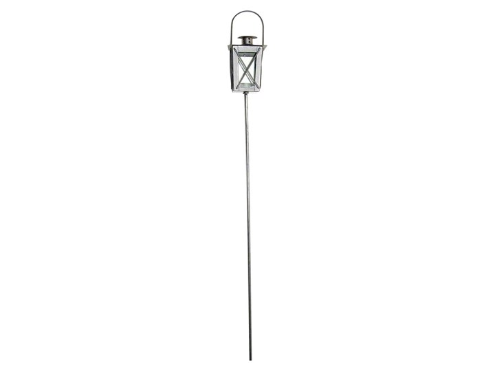 Lampion wbijany Esschert Design Romantic, wys. 86,5 cm Kategoria Lampiony do ogrodu Metal Kolor Szary